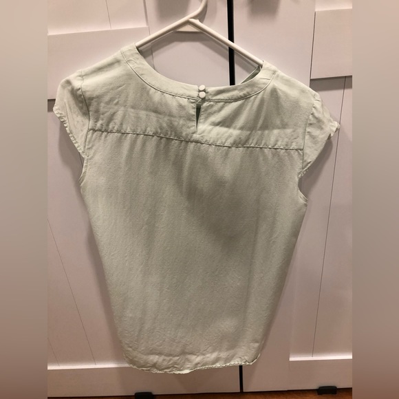 J crew EUC cap sleeve mint green top - Picture 4 of 4